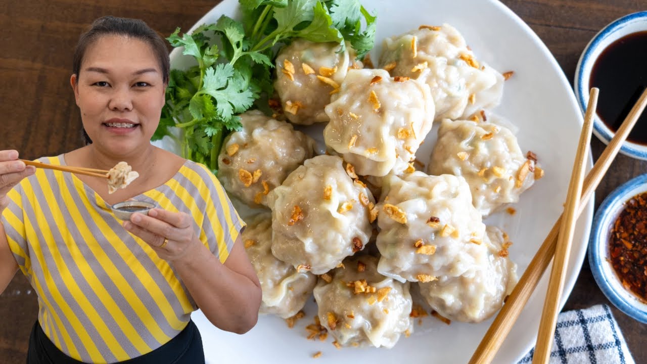 How to Make Pork Dumplings from Scratch - Episode 310