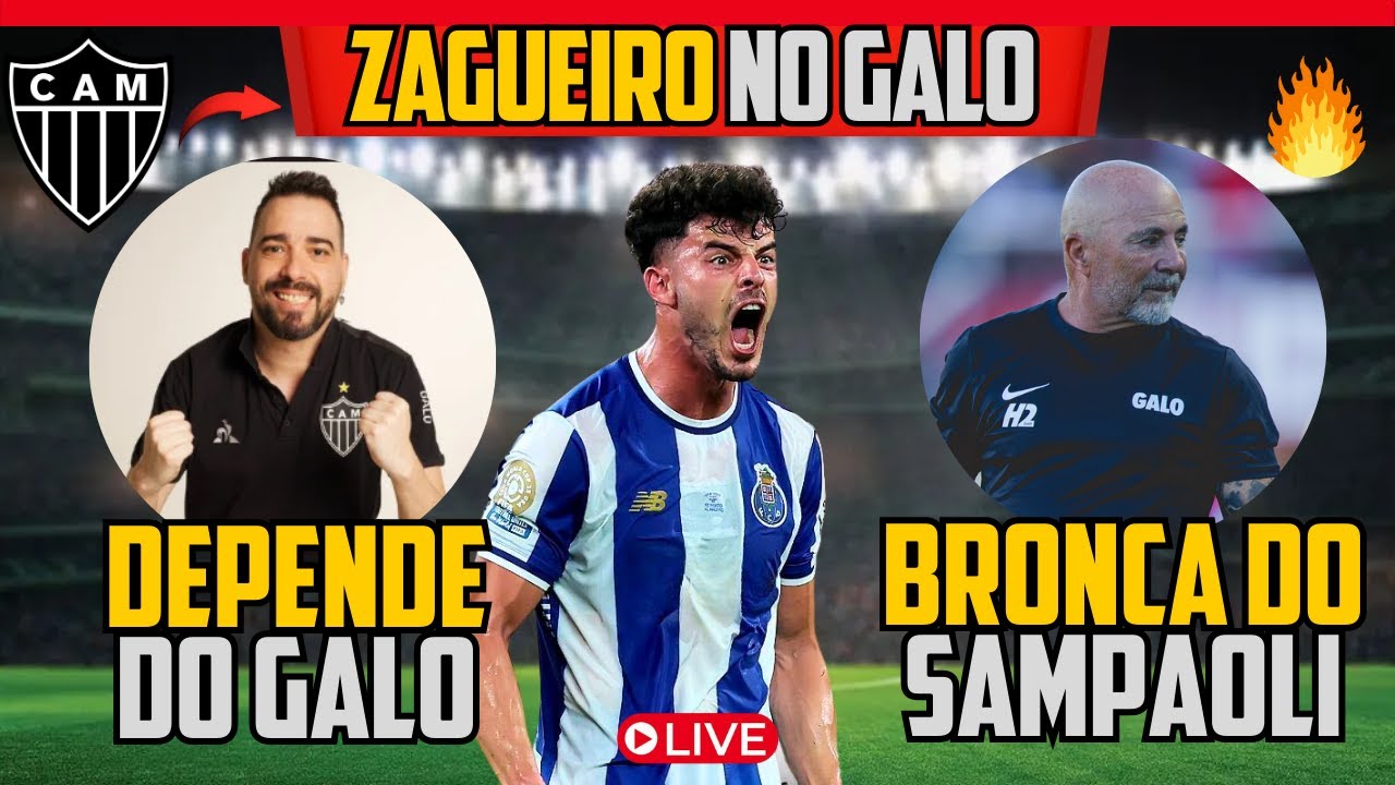 🔥 DA EUROPA PARA O GALO 😱 BRONCA DO SAMPAOLI 🔴 AO VIVO