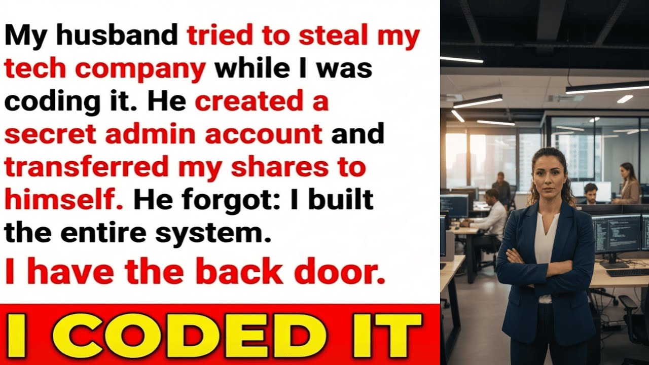 I Coded Our $10M Startup. My Husband Created a Fake Admin Account to Steal It. Big Mistake