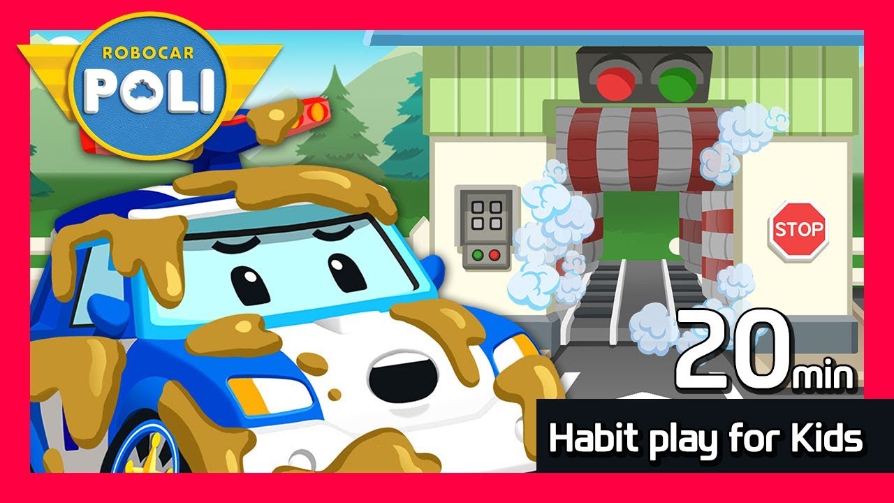 Habit play for Kids | 20min | Robocar Poli Game