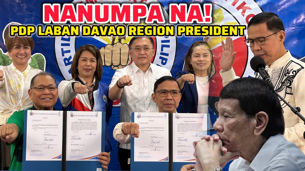 PDP LABAN DAVAO REGION PRESIDENT NANUMPA NA! 