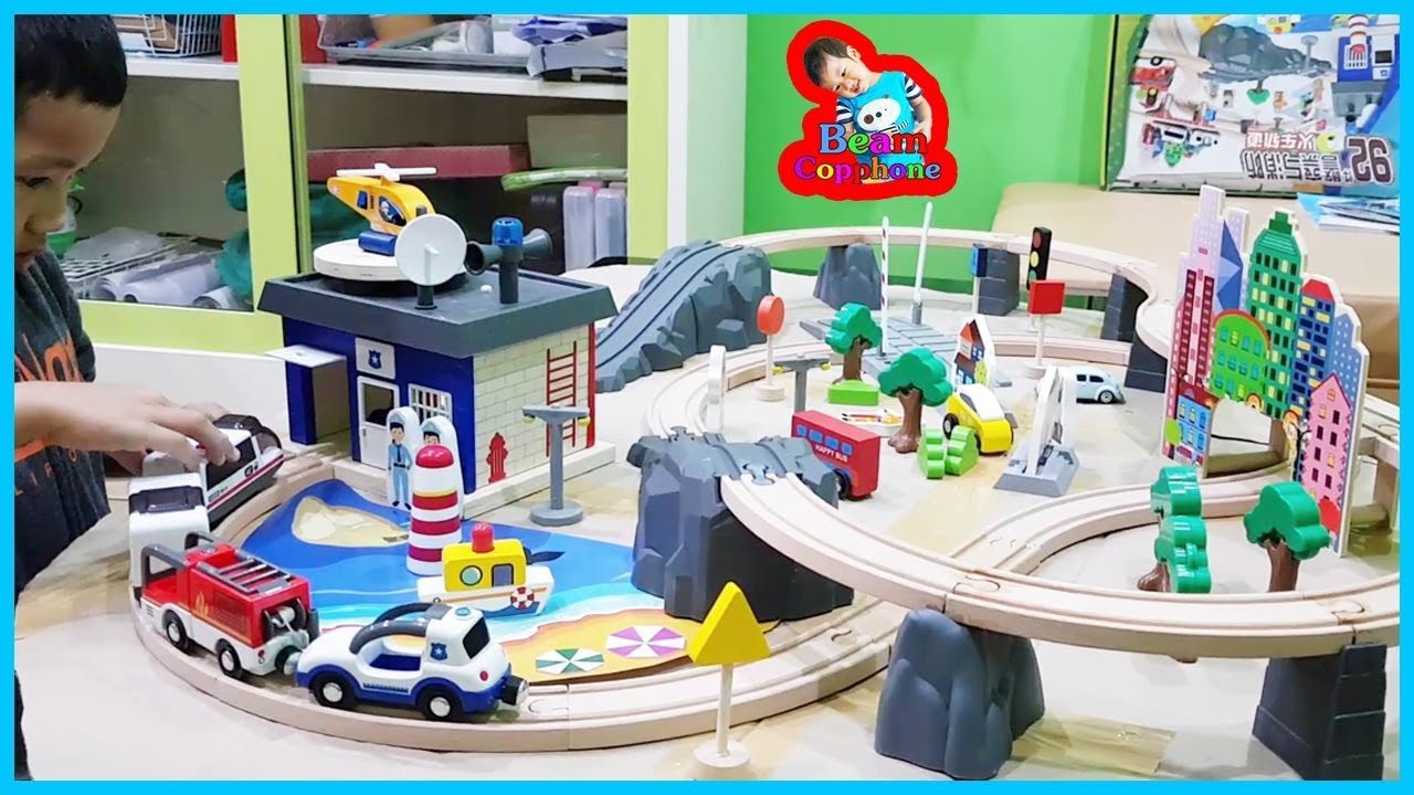 น้องบีม | รีวิวของเล่น EP129 | รถไฟรางไม้ Toys