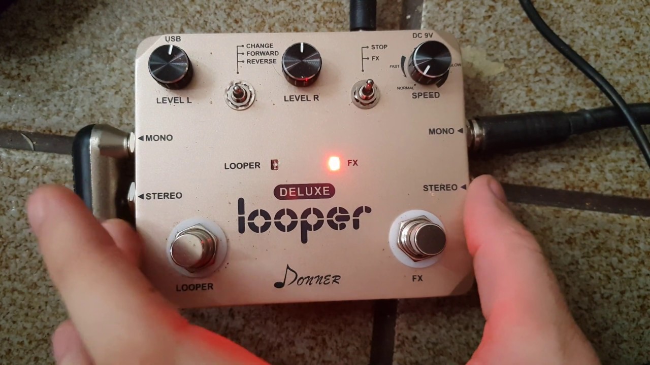 Pedal Donner Deluxe Looper - Review em português