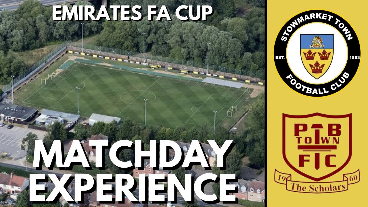 STOWMARKET TOWN vs POTTERS BAR TOWN (FA Cup) | Match Day Experience 21/22