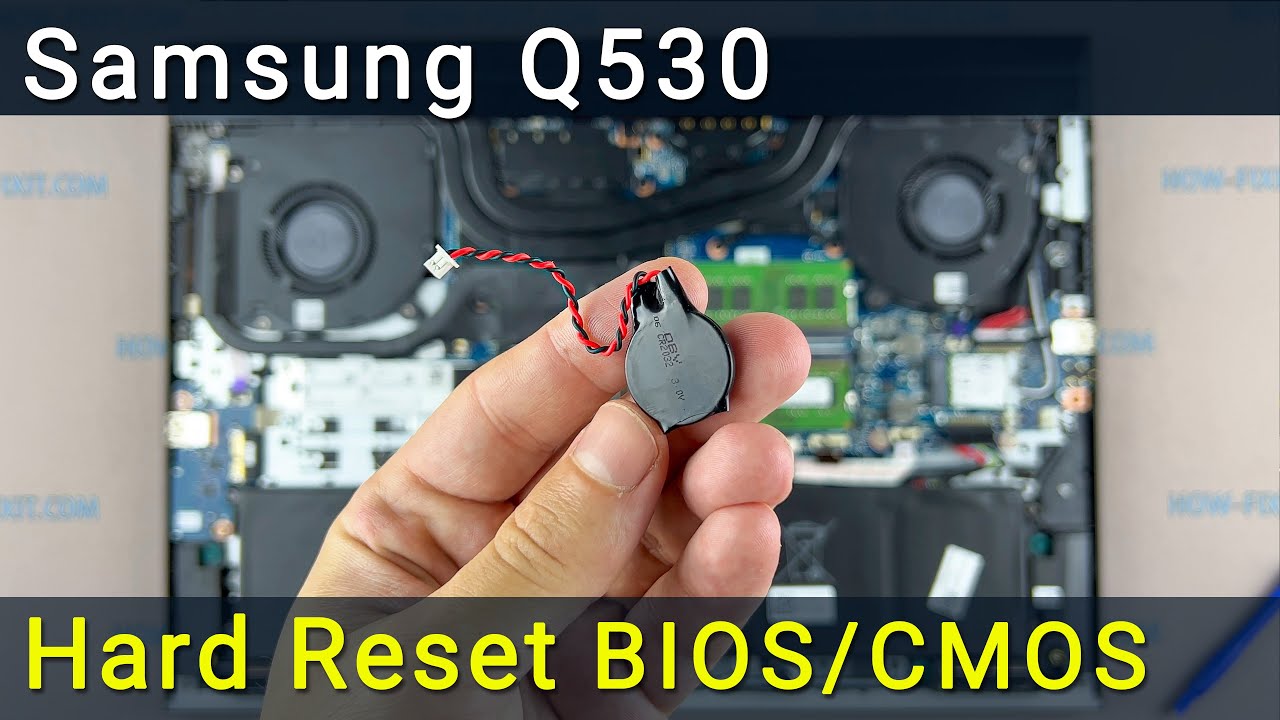 Сброс BIOS на Samsung Q530 | Замена батарейки CMOS