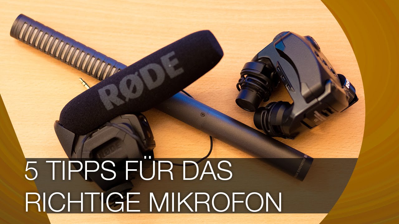 5 Tipps für das richtige Mikrofon