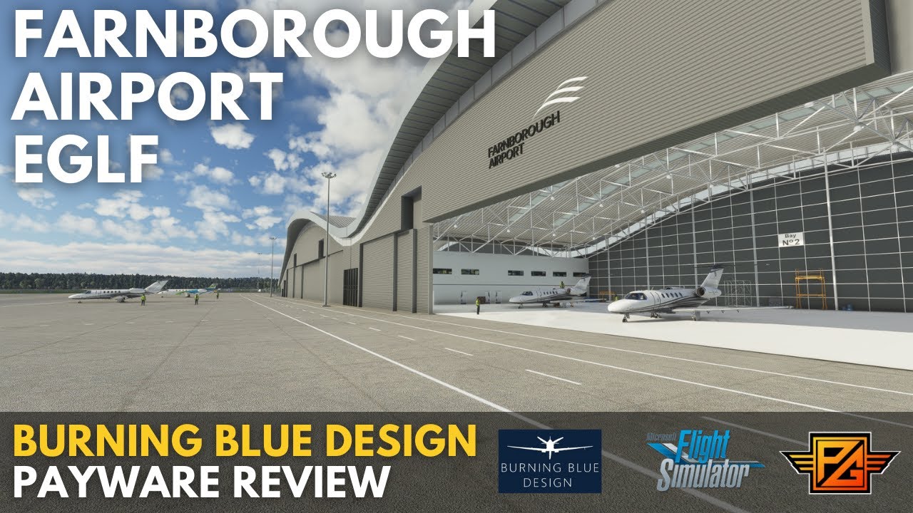 MSFS 2020 | REVIEW: Farnborough Airport [EGLF] Airport Scenery for Microsoft Flight Simulator 2020
