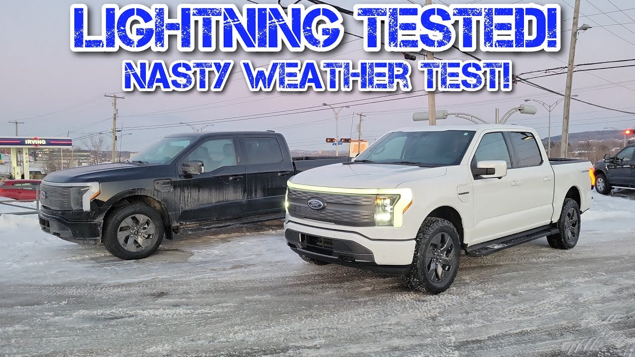 2023 Ford F150 LIGHTNING in the snow. Can it Handle winter and Storms?