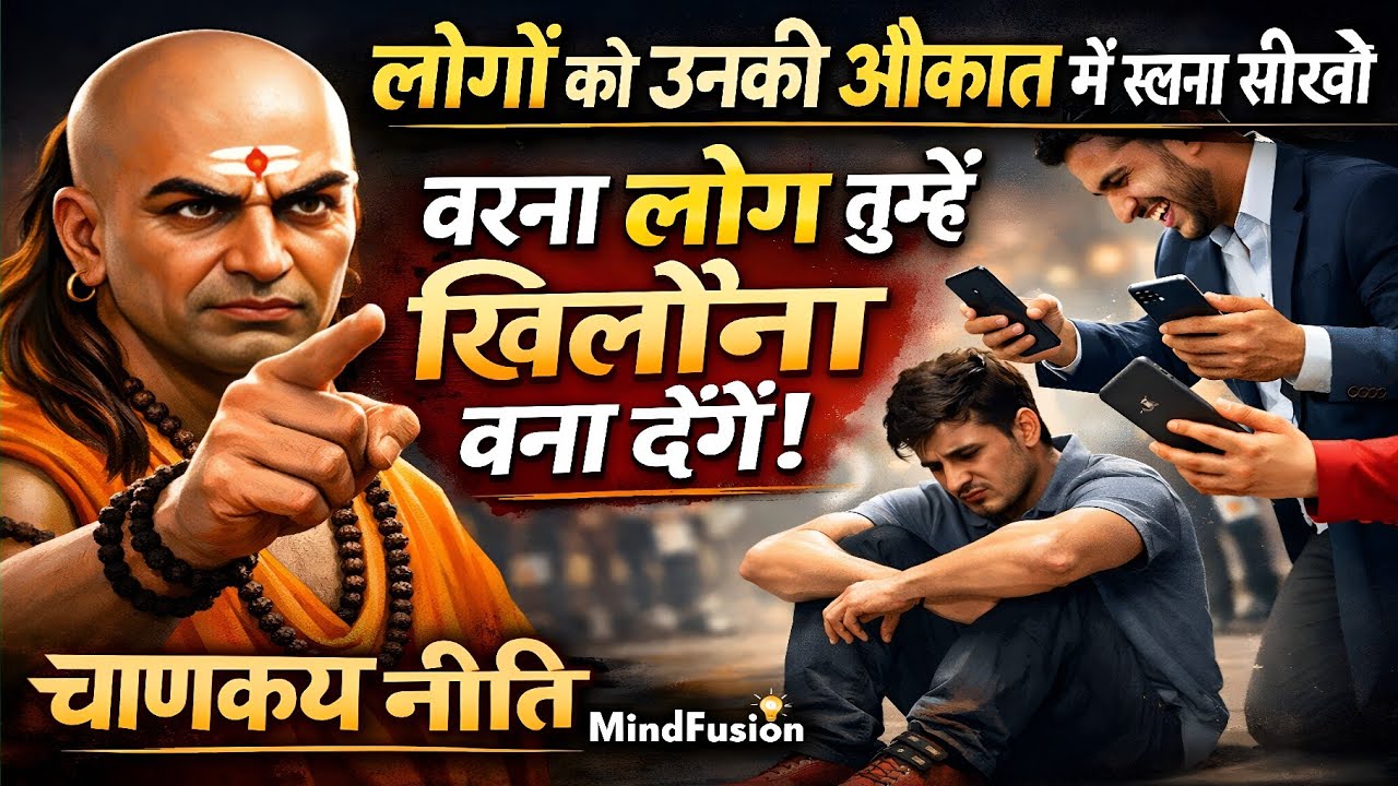 लोगों को उनकी औकात में रखना सीखो, वरना लोग तुम्हें खिलौना बना देंगे | चाणक्य नीति |MindFusion 