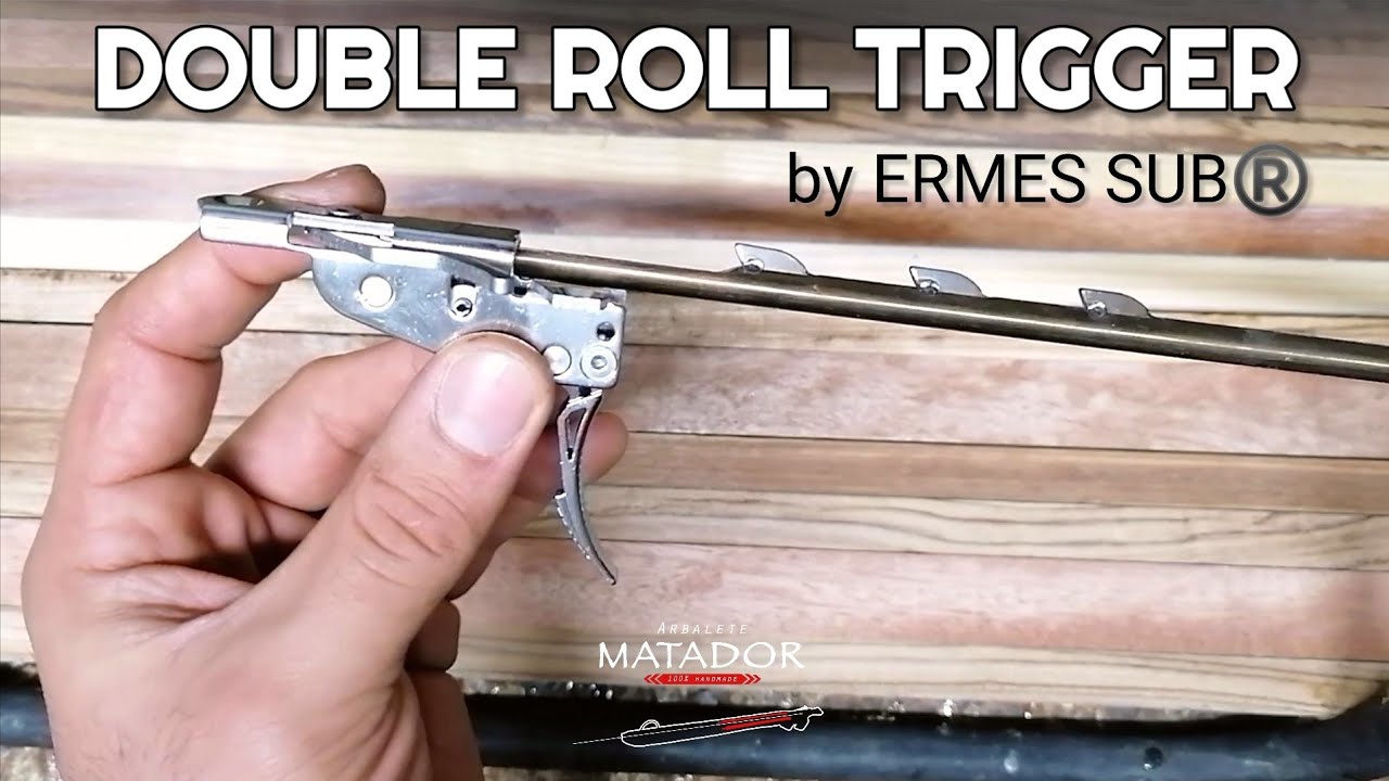MECCANISMO DI SGANCIO DOPPIO ROLL®️ by ERMES SUB spearfishing arbalete Matador