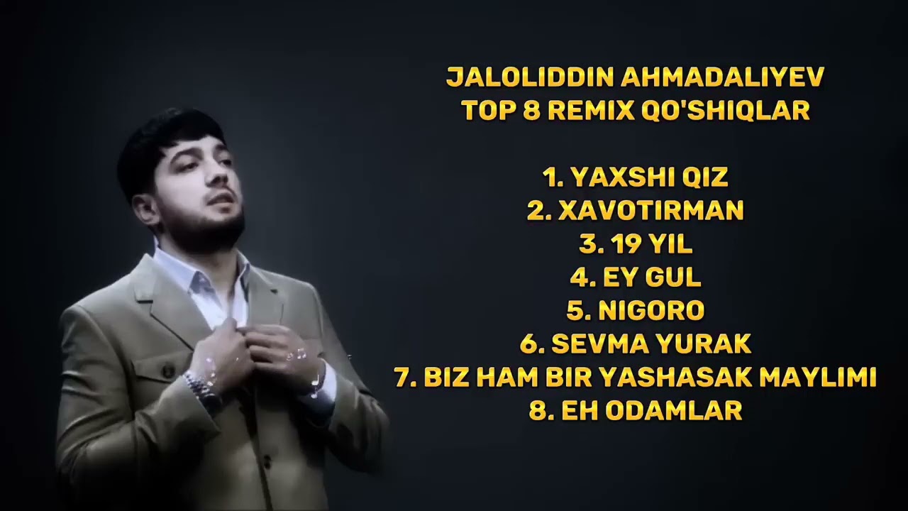 Jaloliddin Ahmadaliyev 2023 Remixlar to'plami