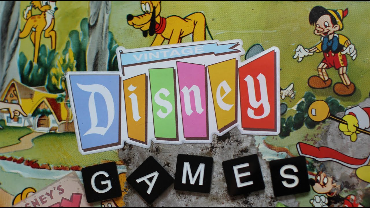 Vintage Disney Board Games Trailer