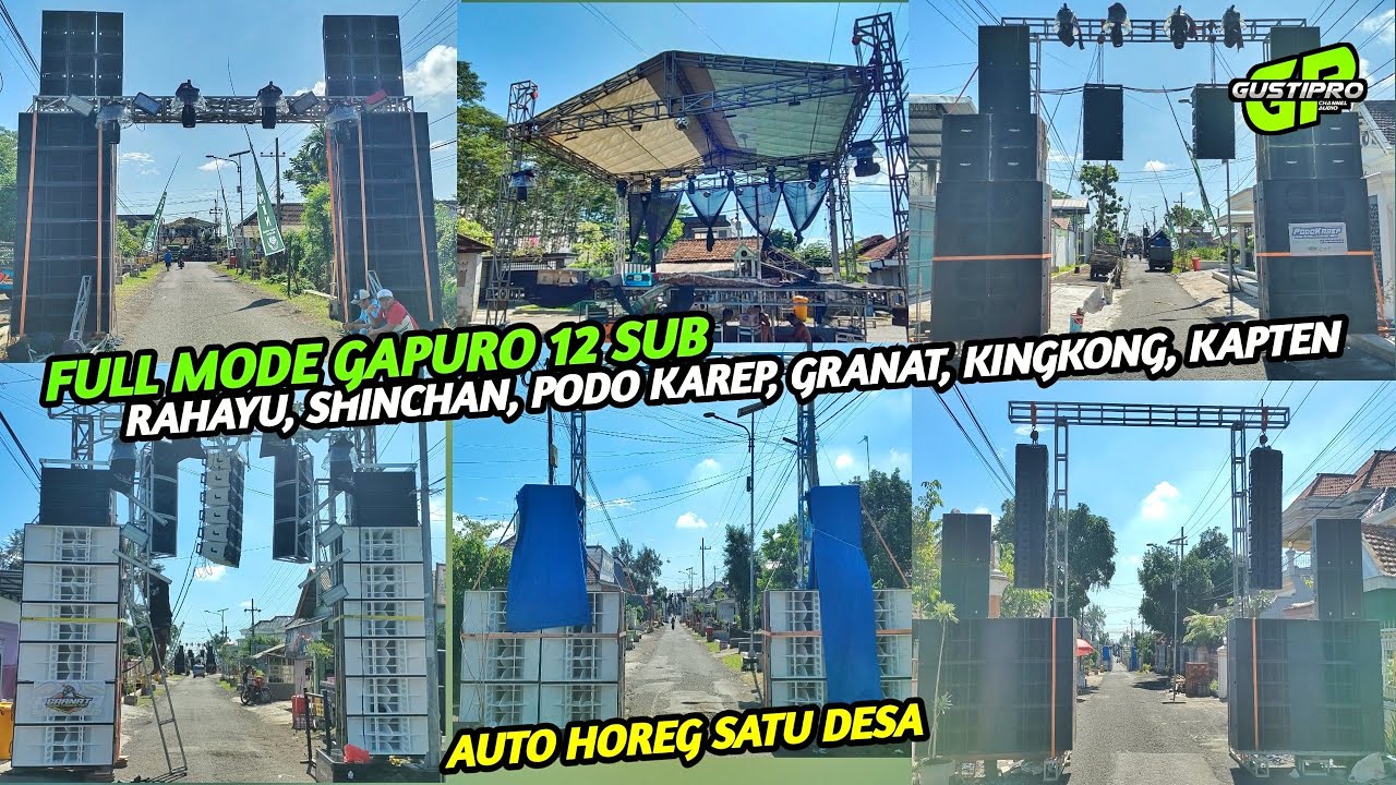 TOTAL 72 SUB! Full Mode Gapuro 6 Sound Horegnya Lumajang 
