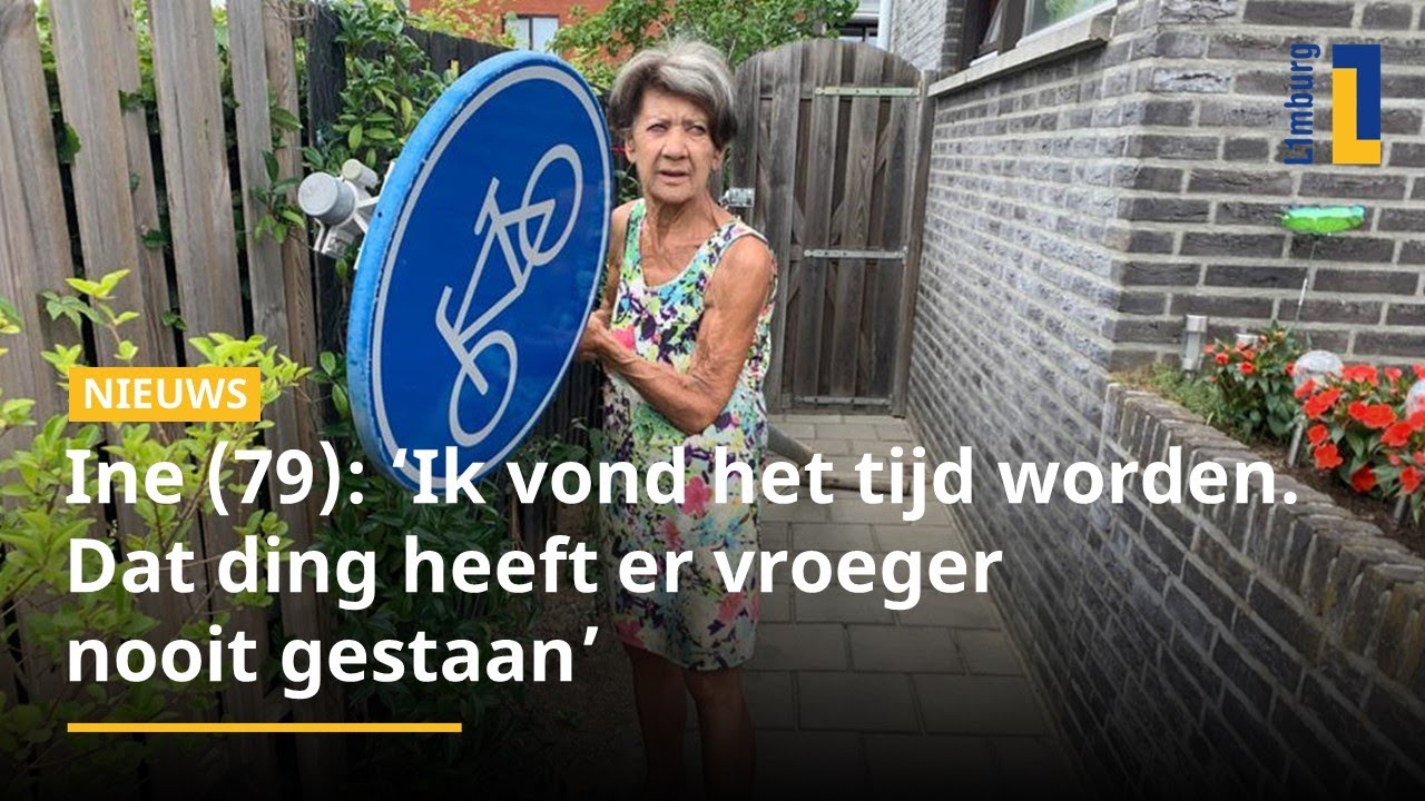 Bejaarde graaft 7 uur lang verkeersbord uit de grond: 'Werd tijd'