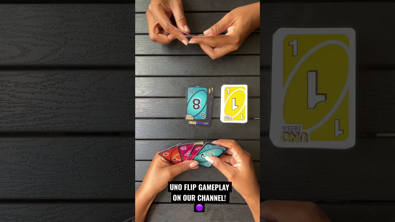 Happy Flipping Friday! 🟣 It&rsquo;s UNO Flip Time #unocardgame #howtoplayuno #unoflip #shorts