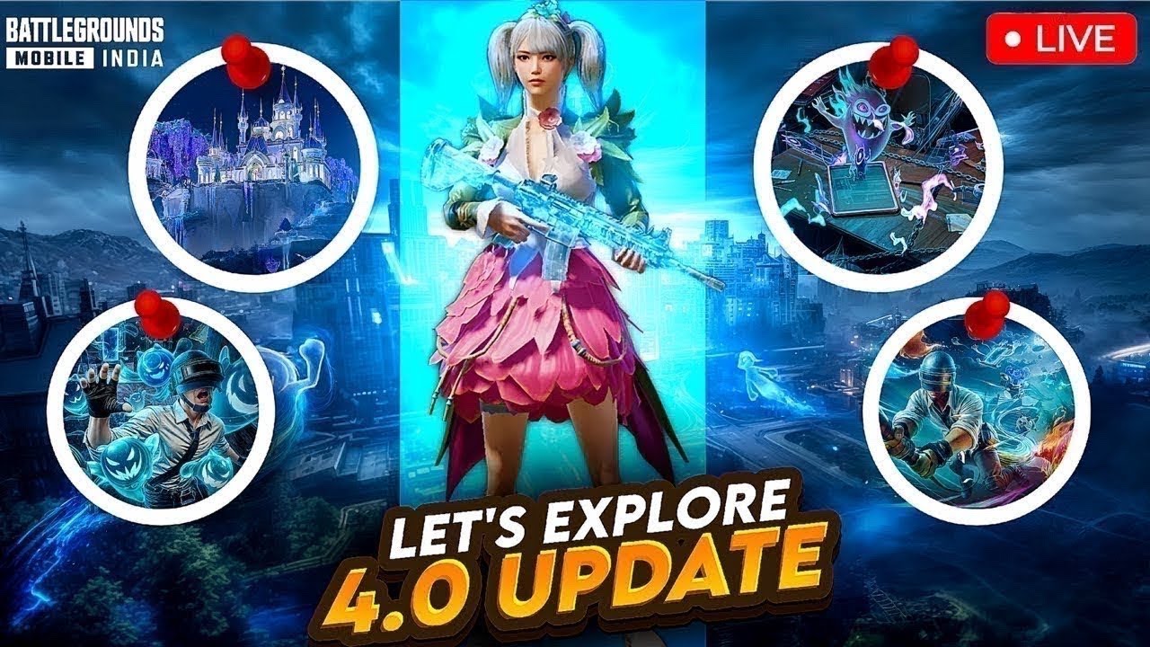 BGMI 4.0 Squad Rank Push 💪 New Season LIVE Stream 🔥