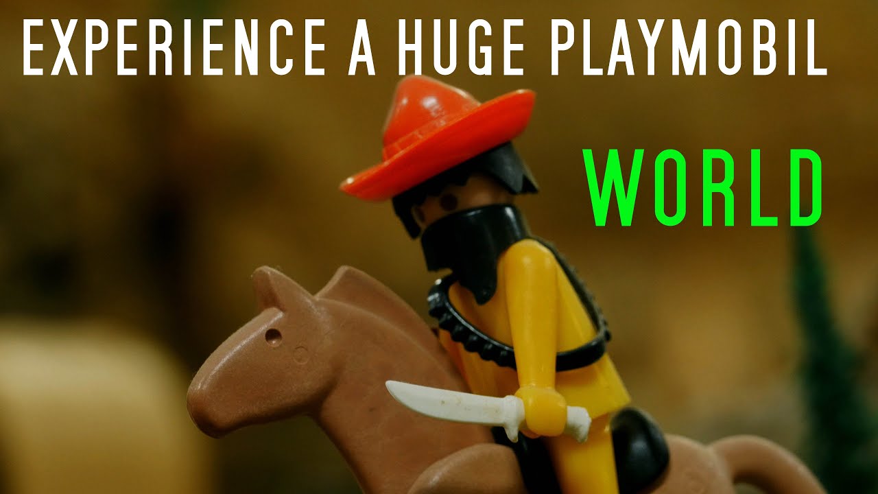 30m&sup2; of an awesome Playmobil world that will brighten up your day!