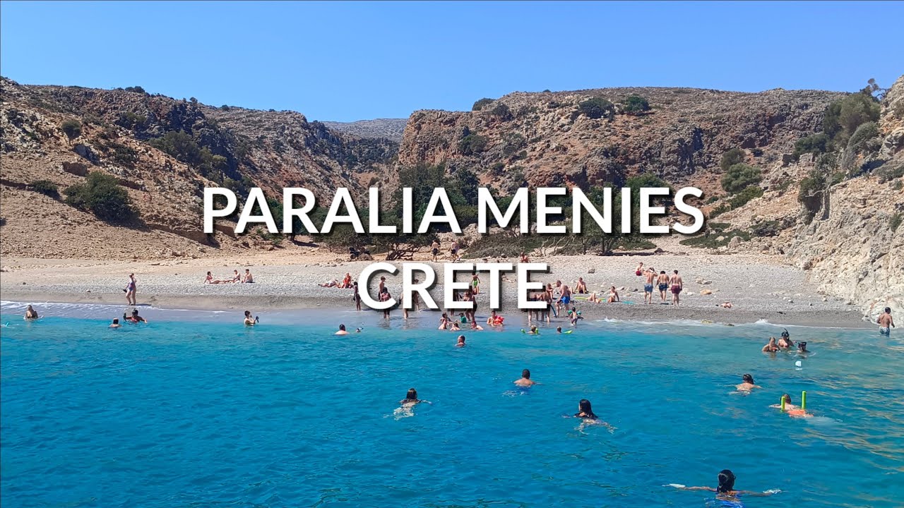 Paralia Menies Crete Greece Boat Trip