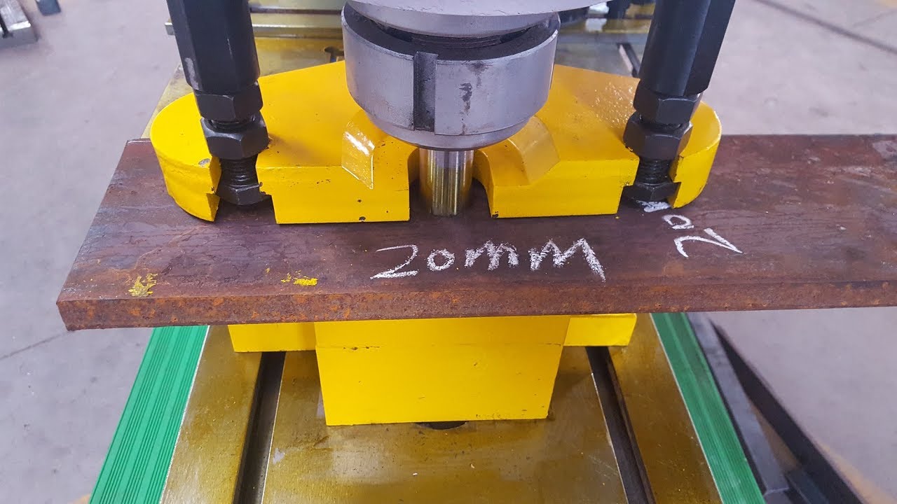 Hydraulic combination punching | Q35Y Ironworker Piranha type bending machine from KRRASS