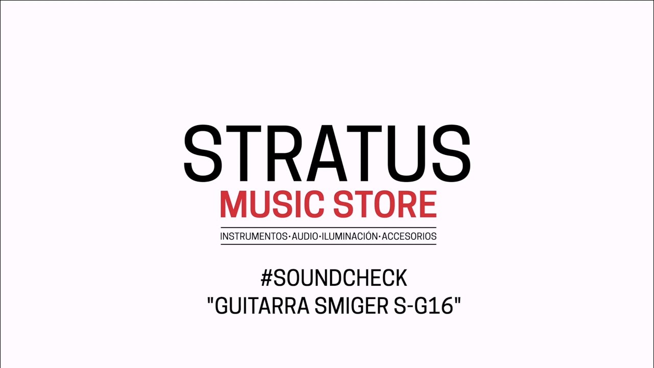 Guitarra Electrica #SemiHueca Smiger S-G16 #Soundcheck