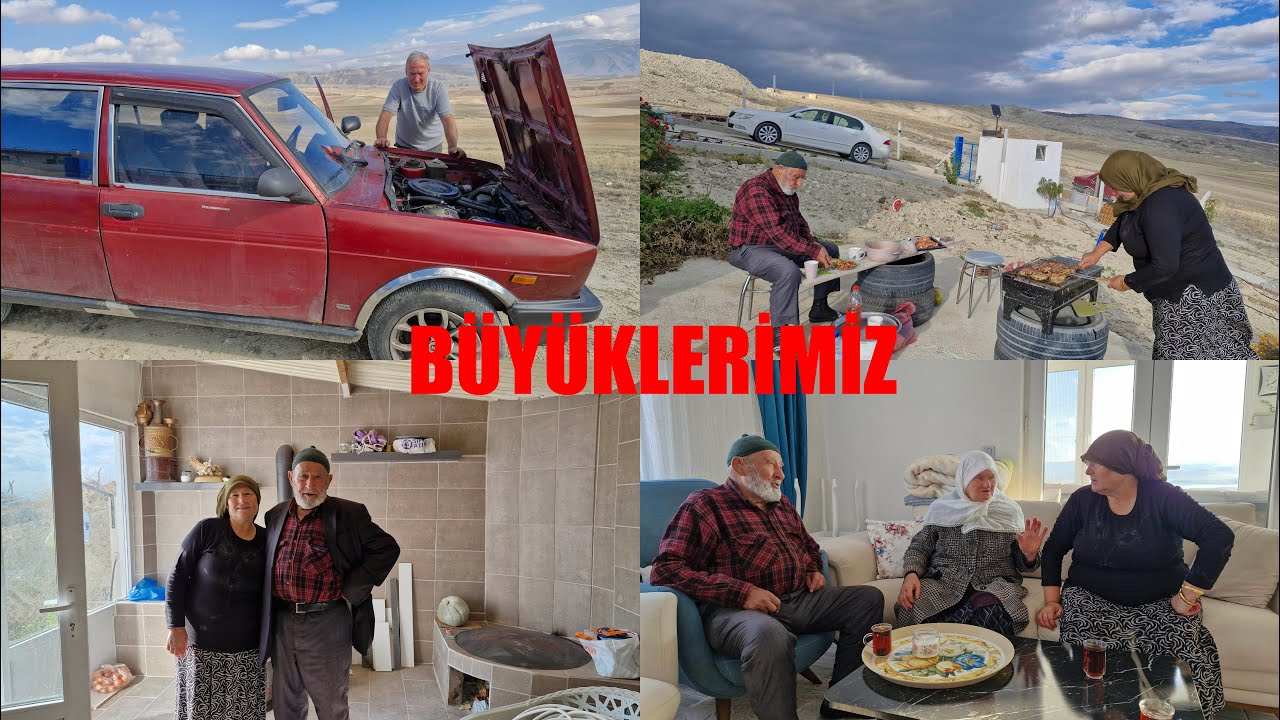 MİSAFİRLERİMİZ BÜYÜKLERİMİZ GELDİLER GÜZEL VAKİTLER ARABA TAMİRİ VE MANGAL YAKTIK
