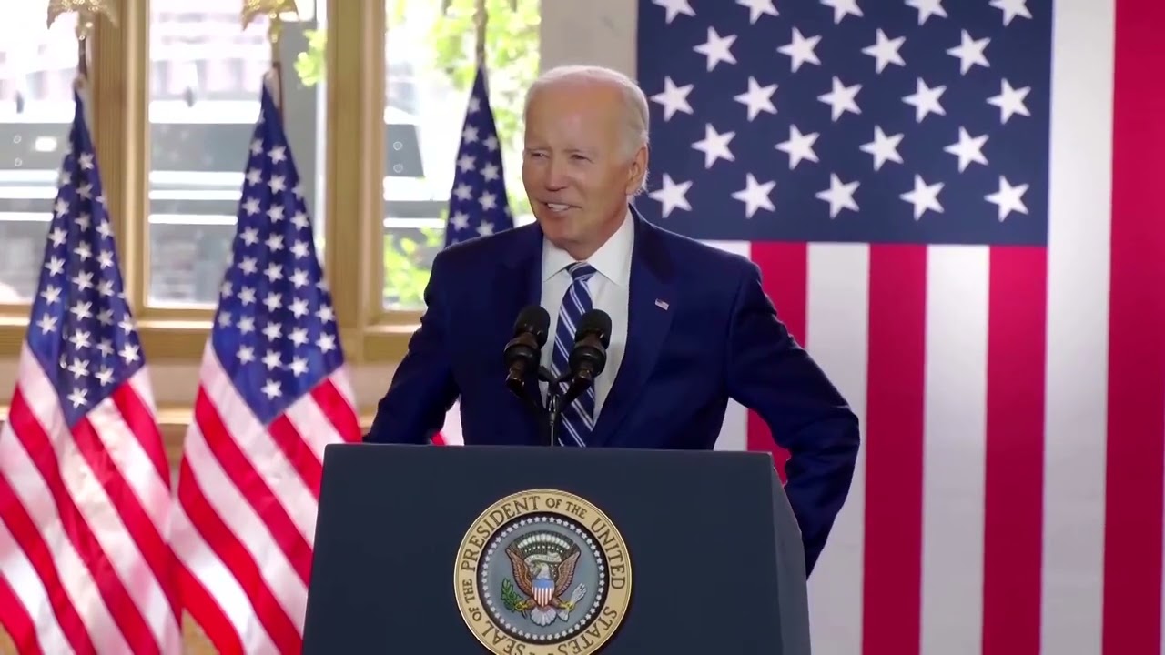 Biden takes a jab at Republican senator