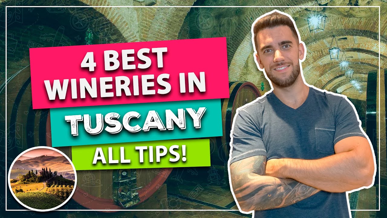 4 best wineries in TUSCANY! Which wineries to visit?  Chianti or Brunello?