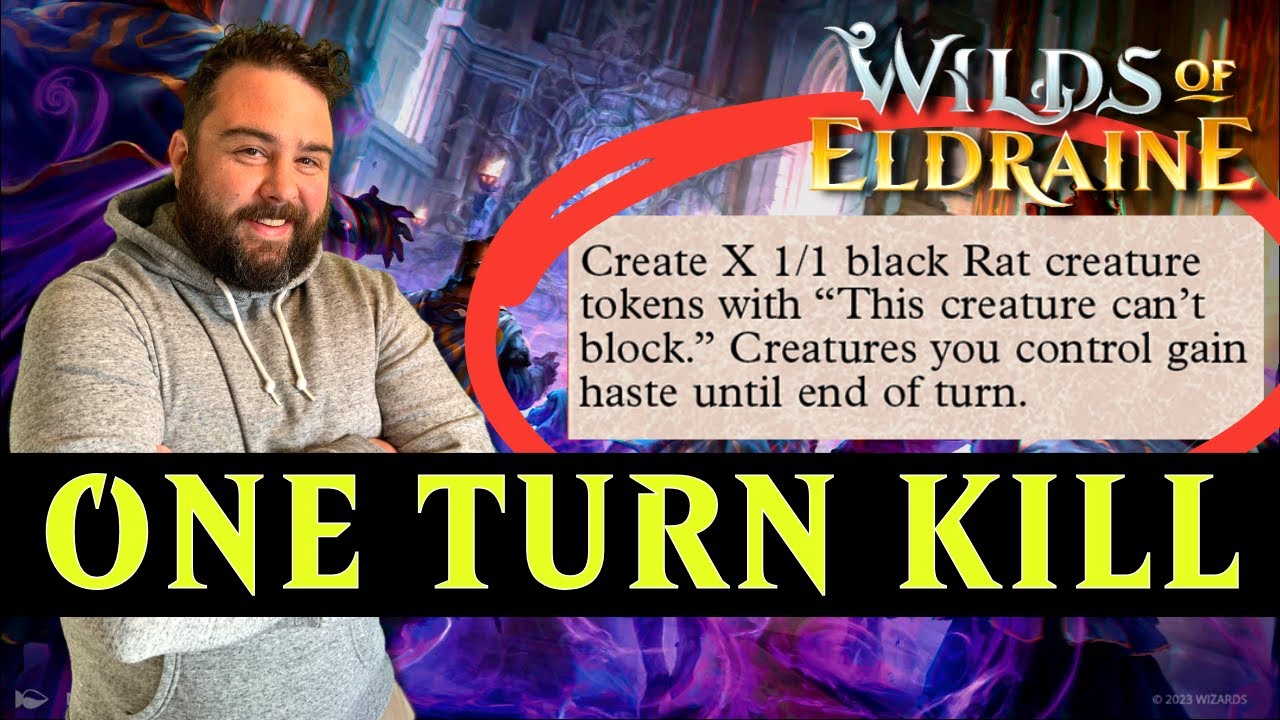 ONE TURN KILL! 36 DAMAGE WITH RATS! - MTG Arena Gameplay Ranked Standard