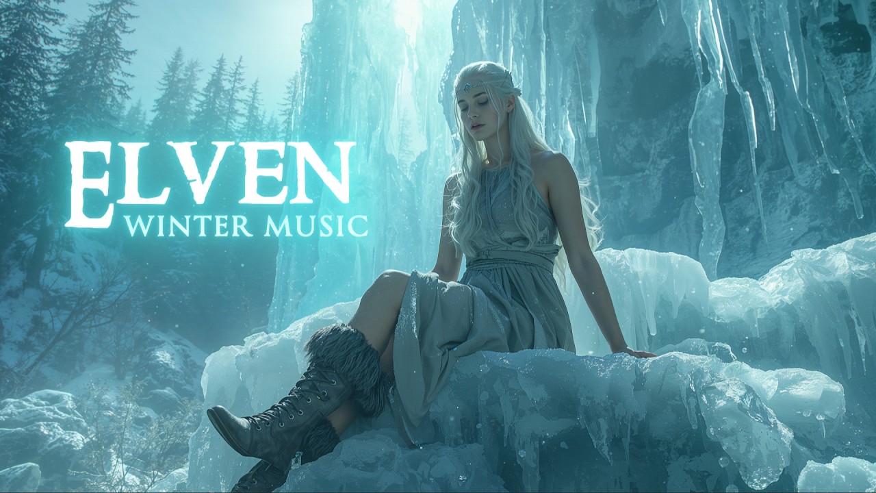 Echoes of the Elven Winter – Peaceful Fantasy Music for Snowy Nights and Reflection