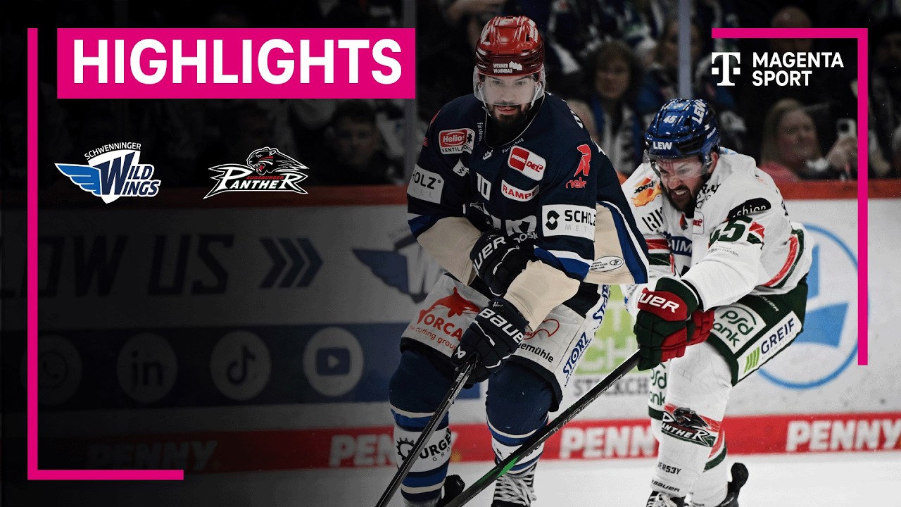 Schwenninger Wild Wings - Augsburger Panther | PENNY DEL | MAGENTA SPORT