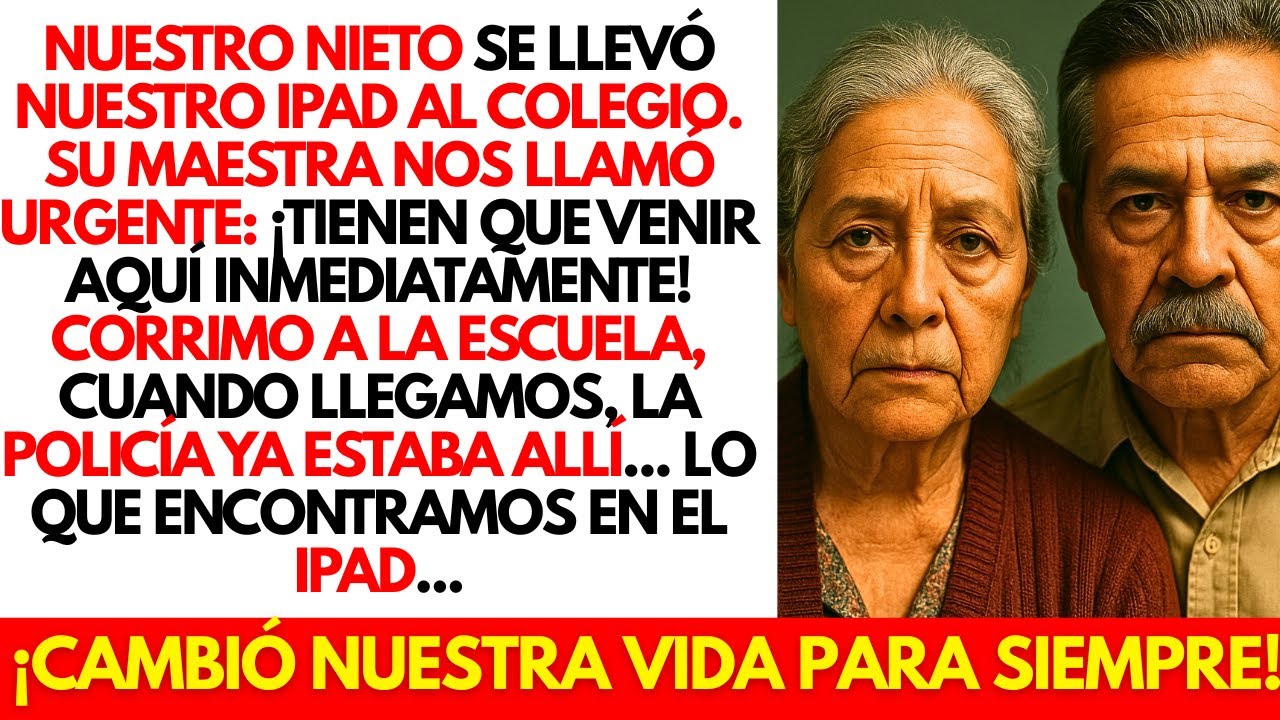 Nuestro NIETO de 9 A&Ntilde;OS se llev&oacute; nuestro IPAD al colegio, entonces la profesora nos llam&oacute; URGENTE...