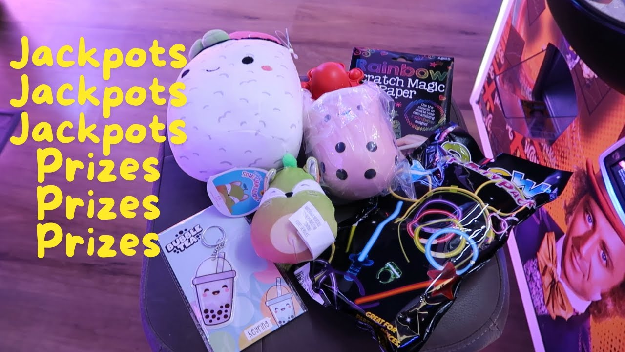 Candy Pusher JACKPOT Prize Wins Compilation - Big Sweet Land Arcade Game