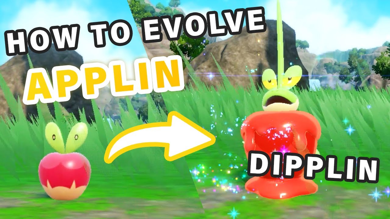 How to Evolve Applin into Dipplin | Where to get Syrupy Apple ► Pokemon Scarlet & Violet