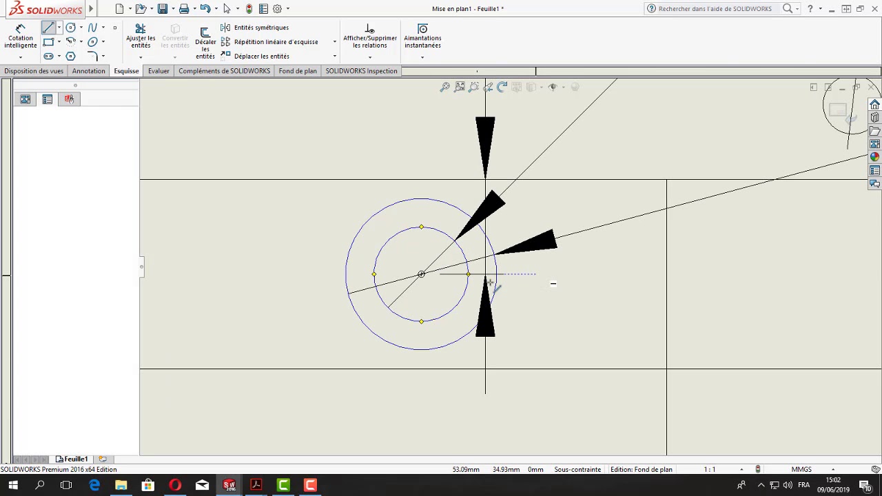 SolidWorks Tutorial : Tuto1.2 Mise en plan Personnalisé