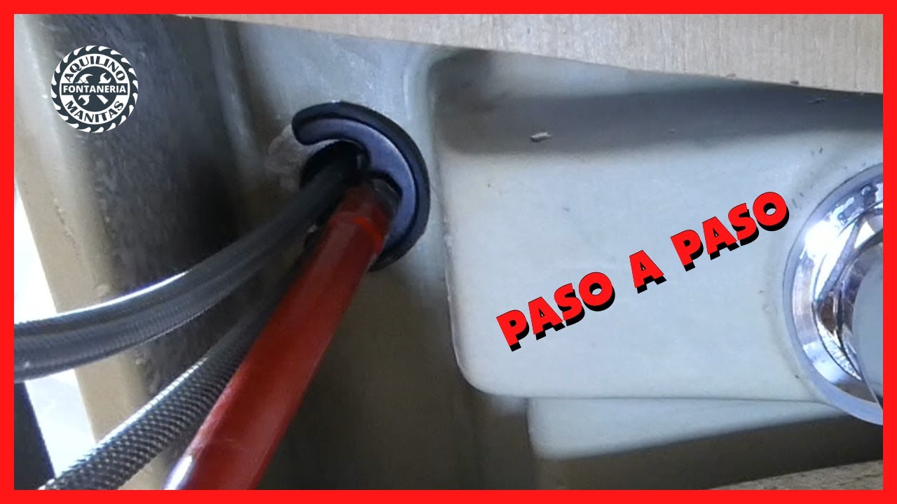 💥Como CAMBIAR un GRIFO de LAVABO (Todos los Pasos).