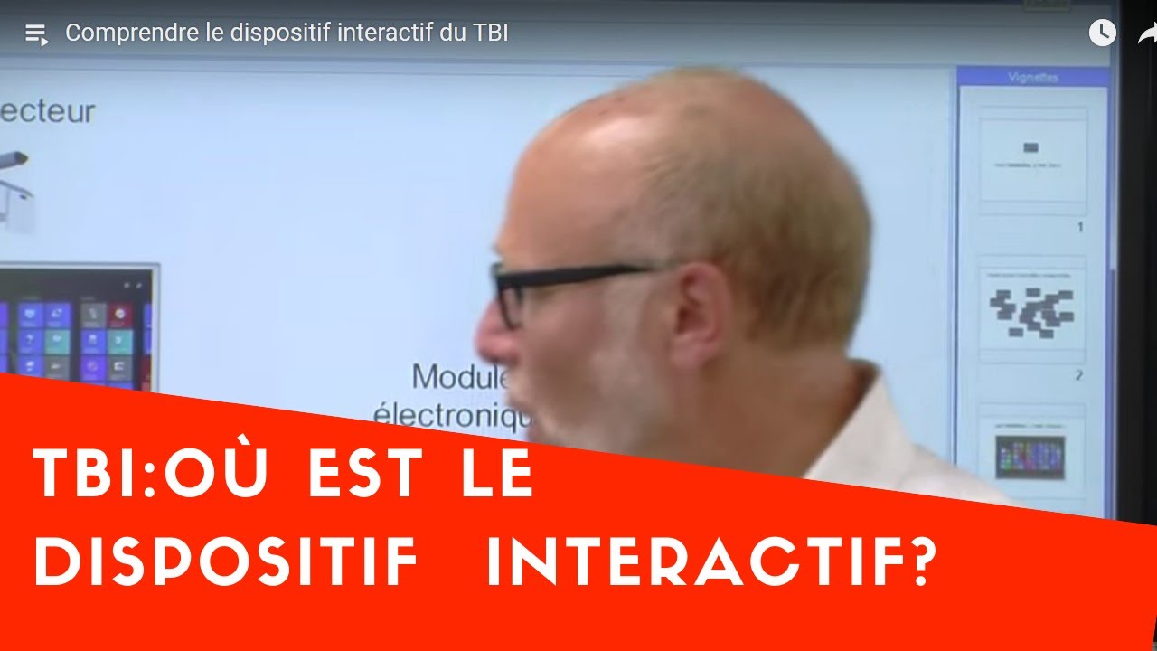 Comprendre le dispositif interactif du TBI