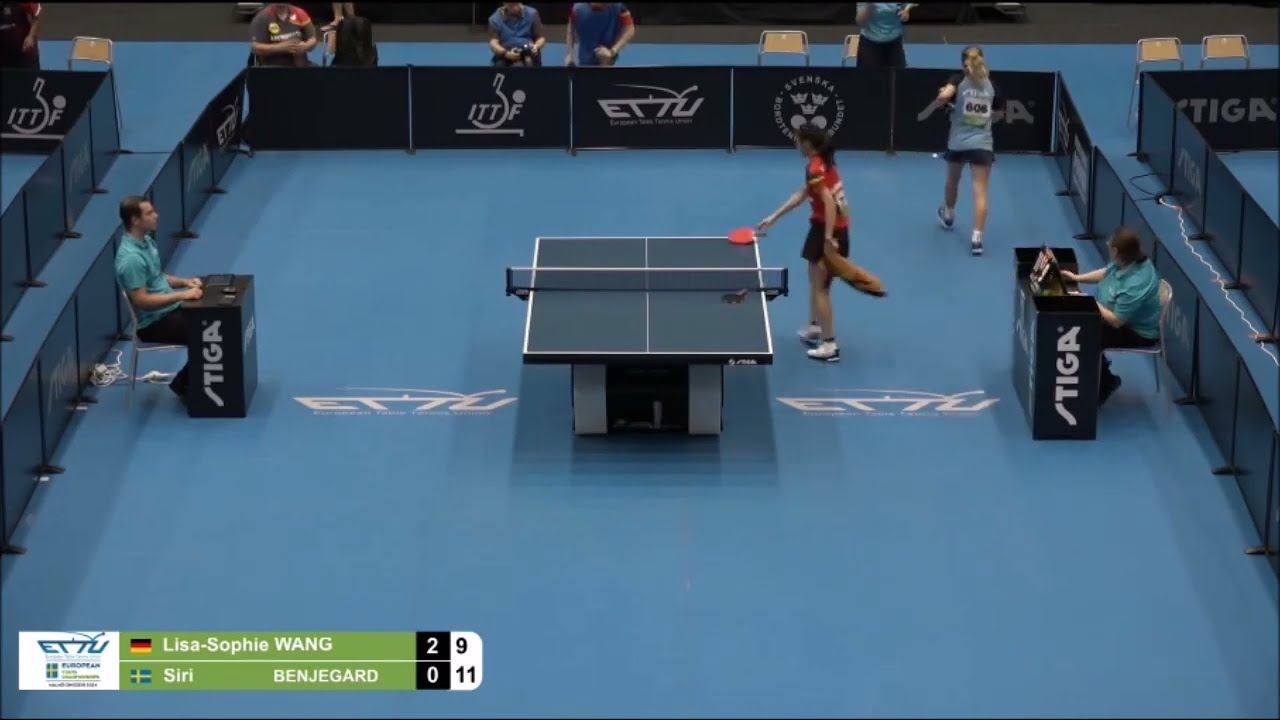 BENJEGÅRD Siri vs WANG Lisa | U15 girls singles quarterfinal | EYC 2024