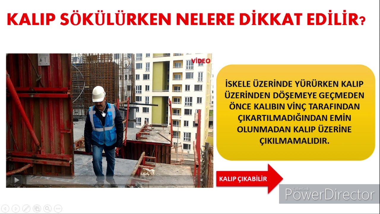 TÜNEL KALIP SİSTEMLERİNDE İŞ GÜVENLİĞİ EĞİTİMİ