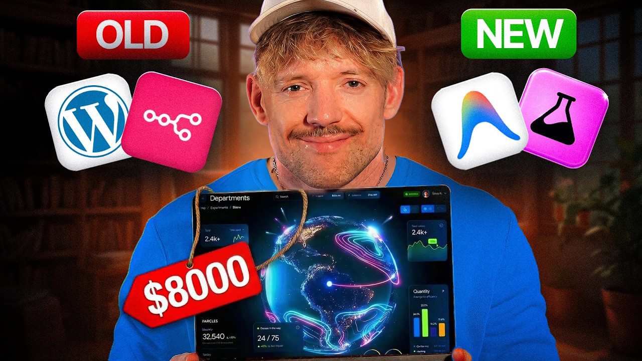 How I Build & Sell $8,000 AI Websites (AntiGravity + Stitch)