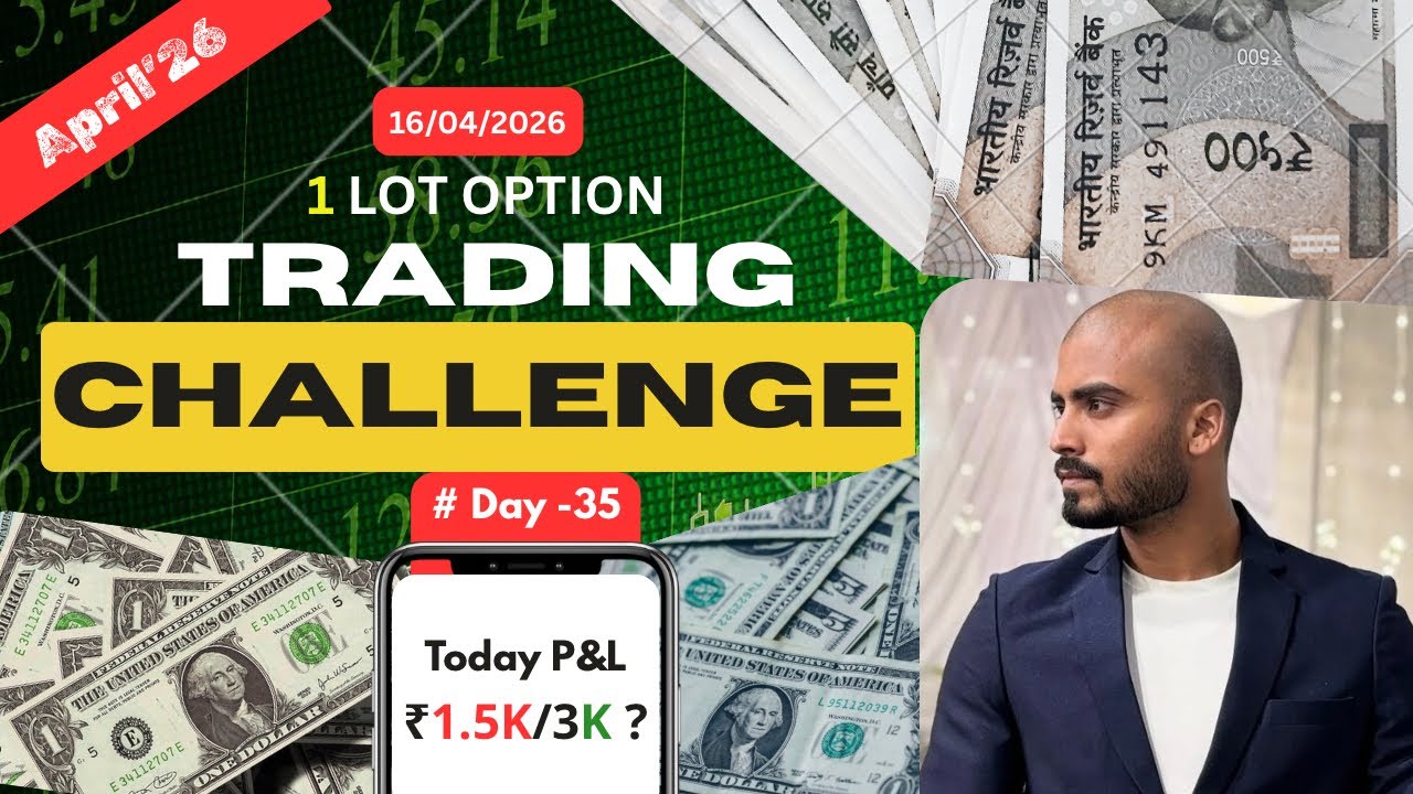 #day35 🔥 Option Trading Challenge Live || Nifty Live Trading with 1 lot  #optiontrading  #nifty50**