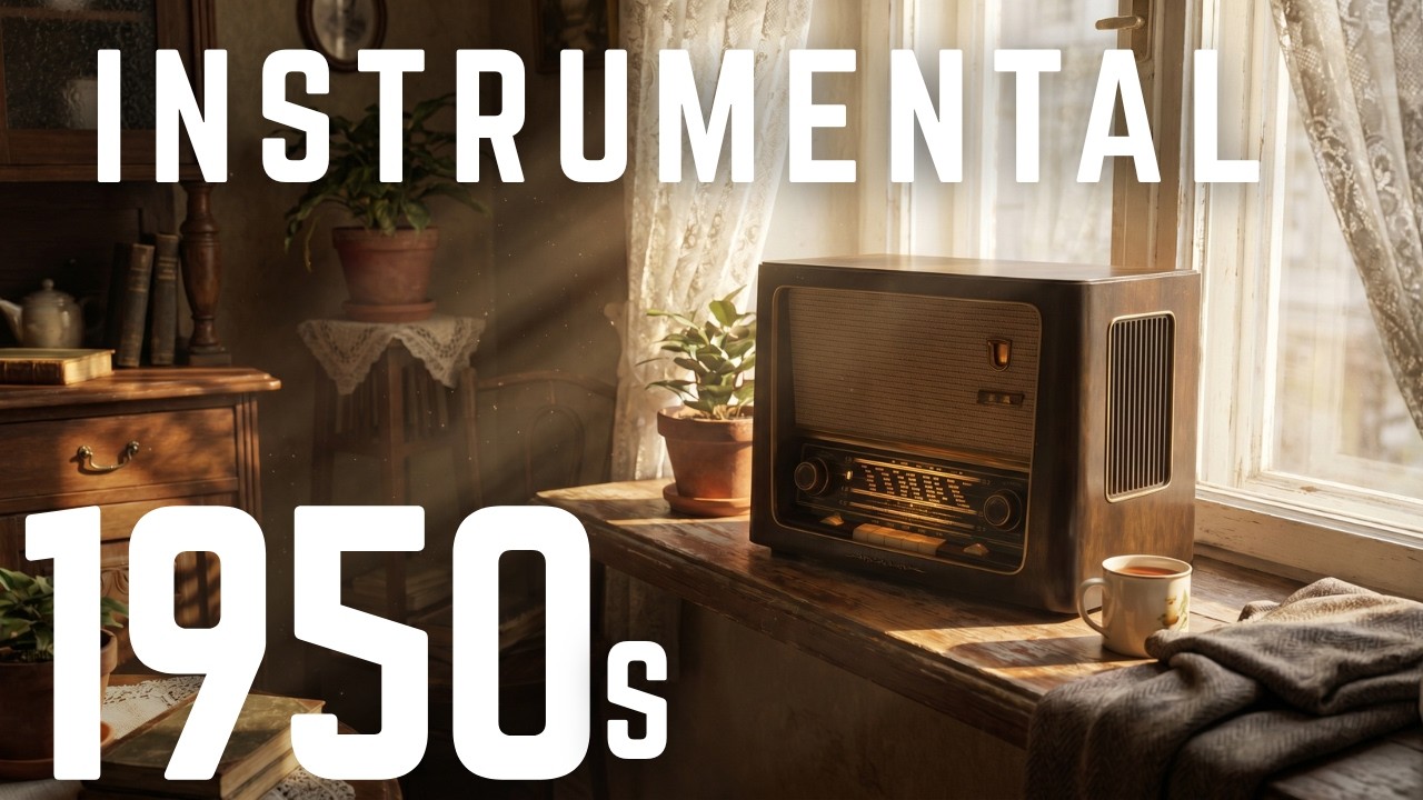 Golden 1950s Instrumental Music | Nostalgic Oldies Music for All Day Listening
