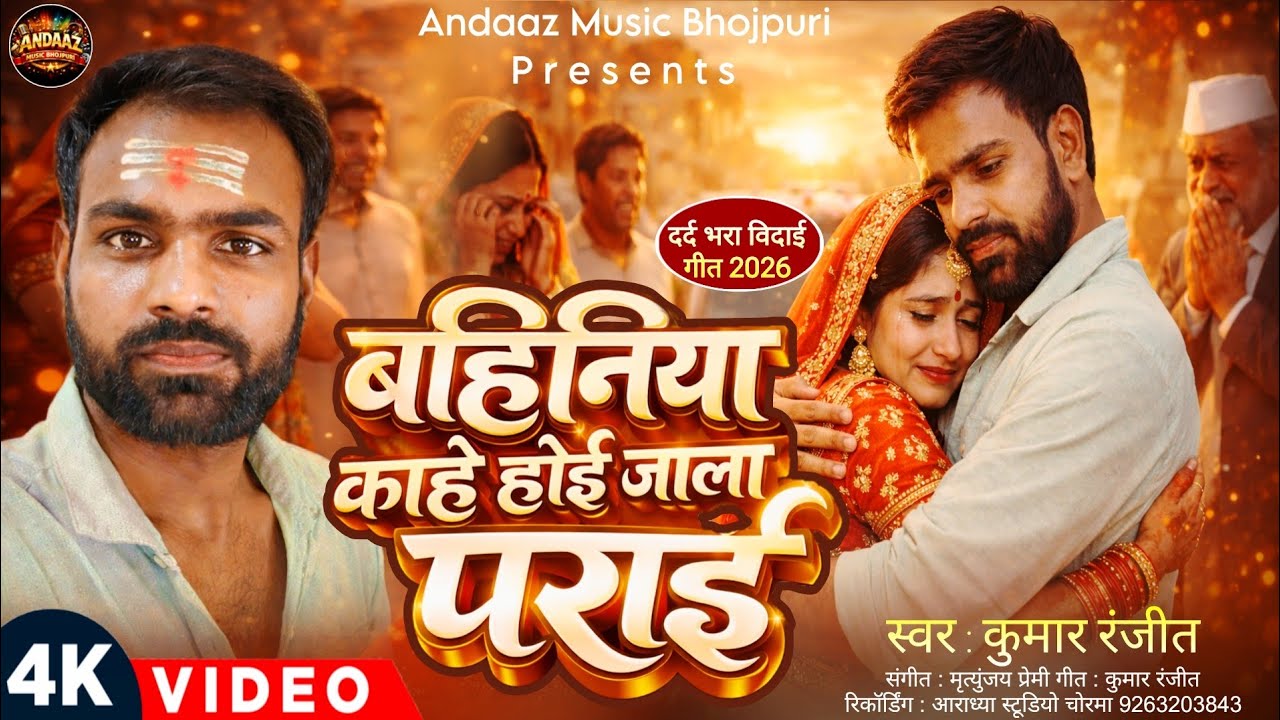 Vidai Geet | बहिनिया काहे होई जाला पराई | Kumar Ranjeet | Vivah Geet | Vidai Song | Shadi Geet 2026