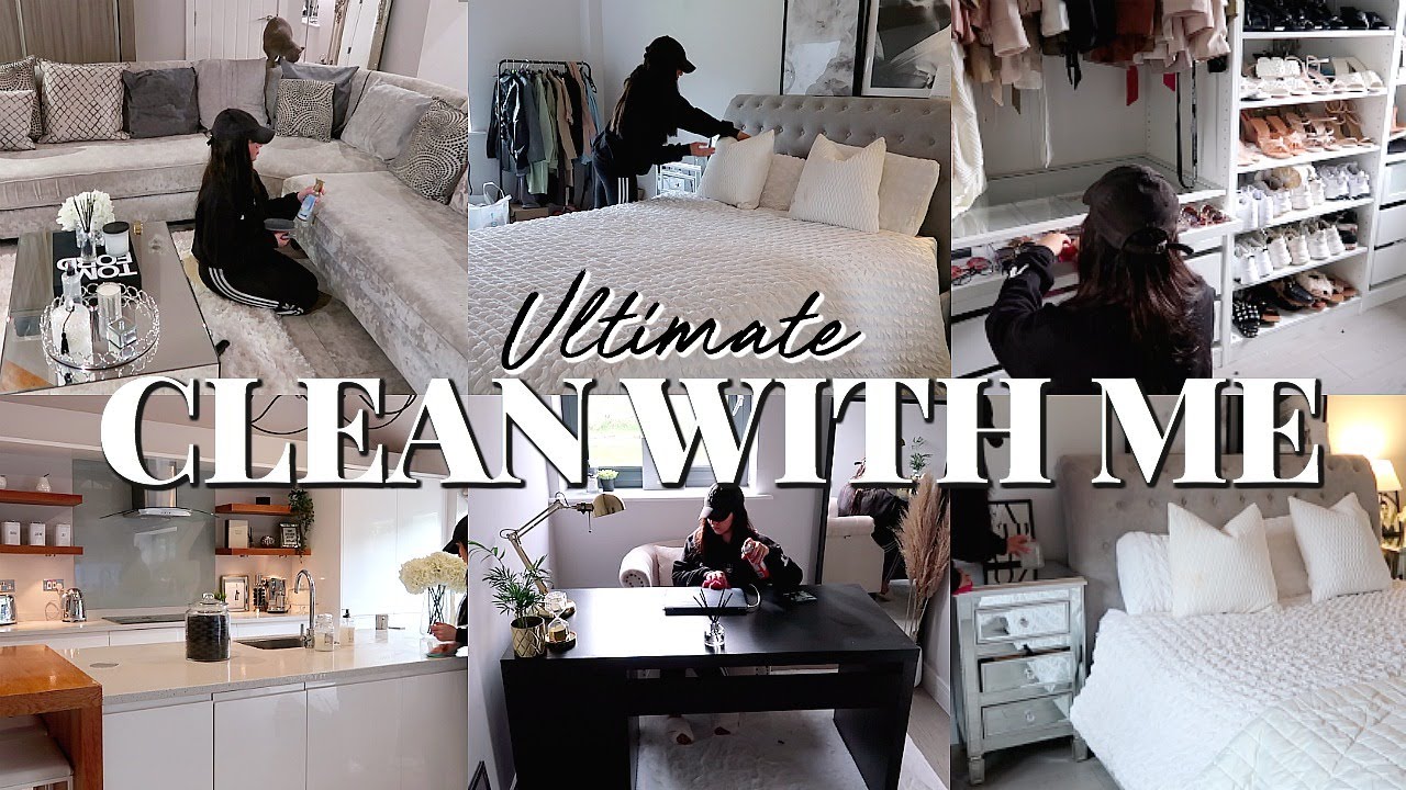ULTIMATE WHOLE HOUSE CLEAN WITH ME 2020 | ALL DAY CLEAN WITH ME | EXTREME CLEANING MOTIVATION