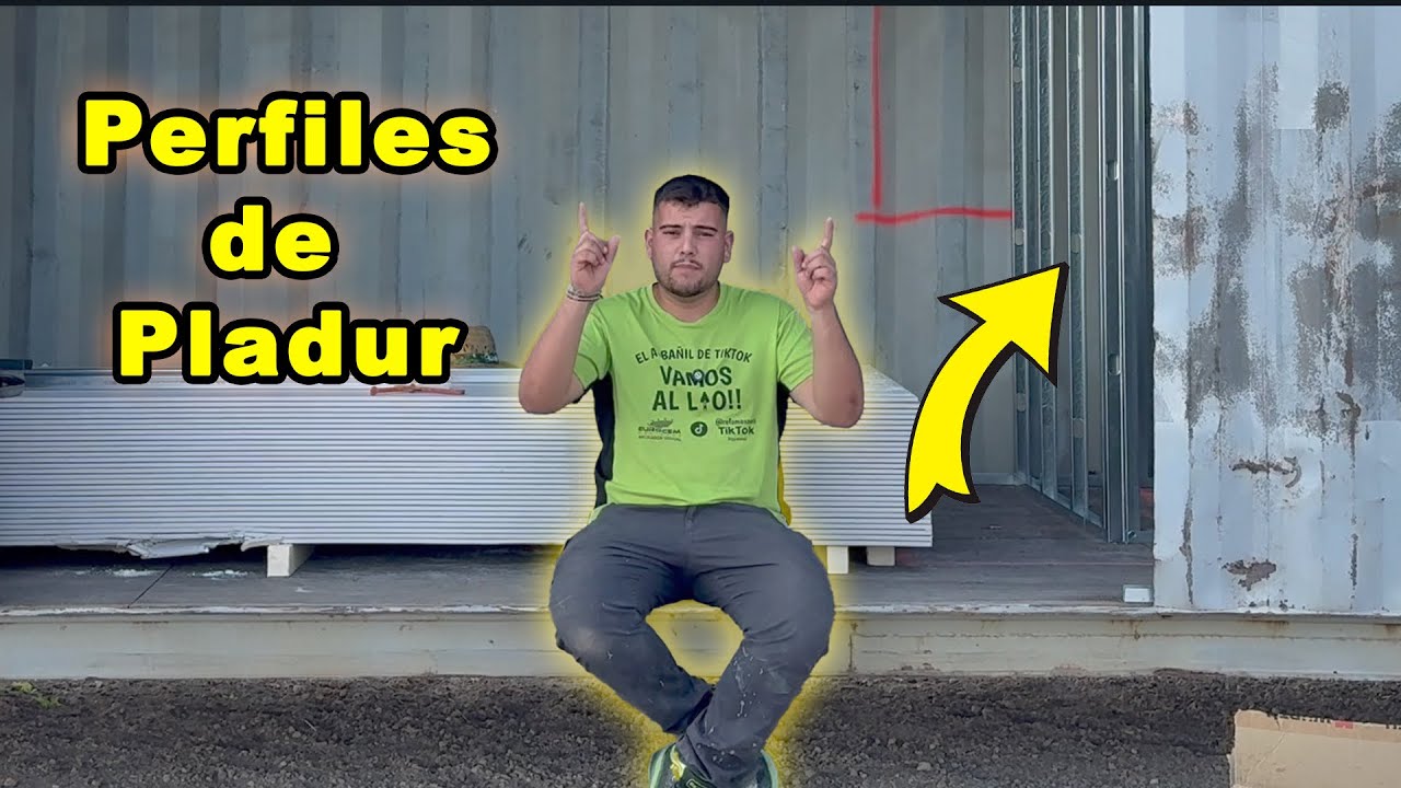 💡COMO instalar MONTANTES de PLADUR en UNA 🏠CONTENEDOR
