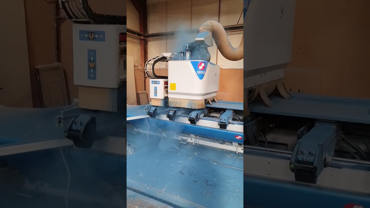 Machining coloured Mdf