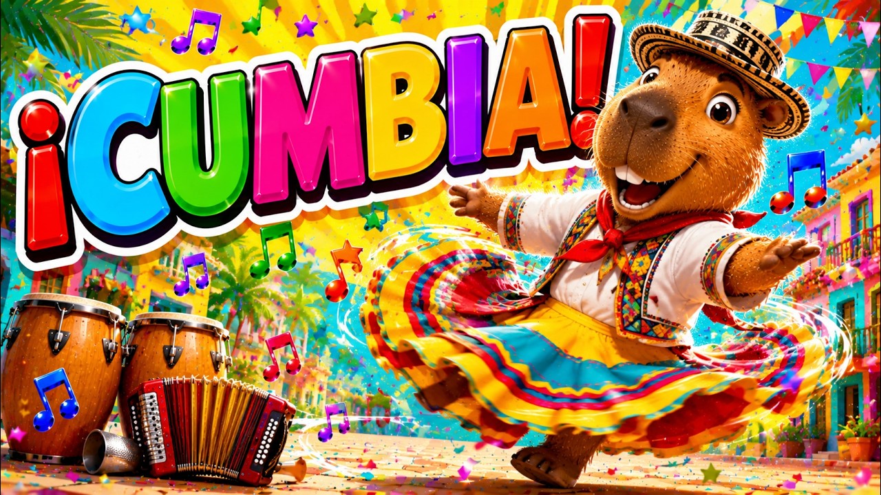 Cumbia para Niños 💃🕺 | Canción Infantil para Bailar | Globee Kids