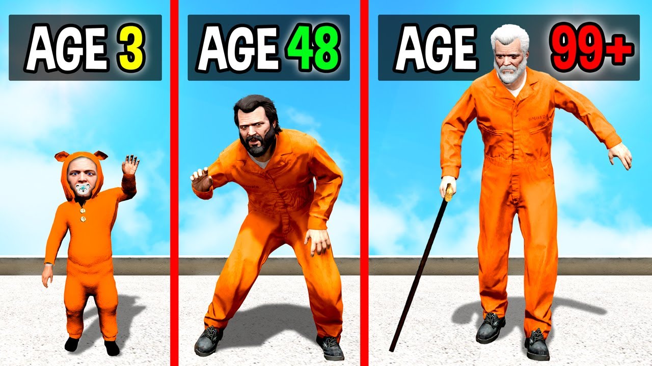 Выживите 99 ЛЕТ в тюрьме в GTA 5