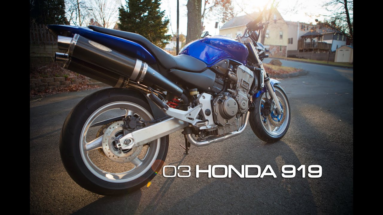 2003 Honda 919 with Sato Exhaust CB900F Motorcycle