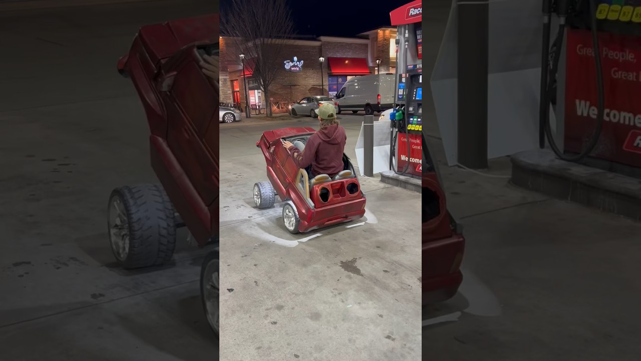Squatted Power Wheel | Driving On Public Road