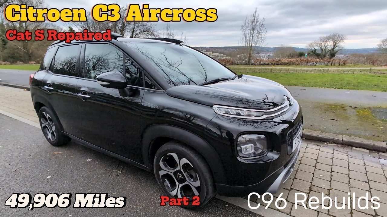 2019 Citroen C3 Aircross Flair, Cat S damage fully repaired 49,906 miles